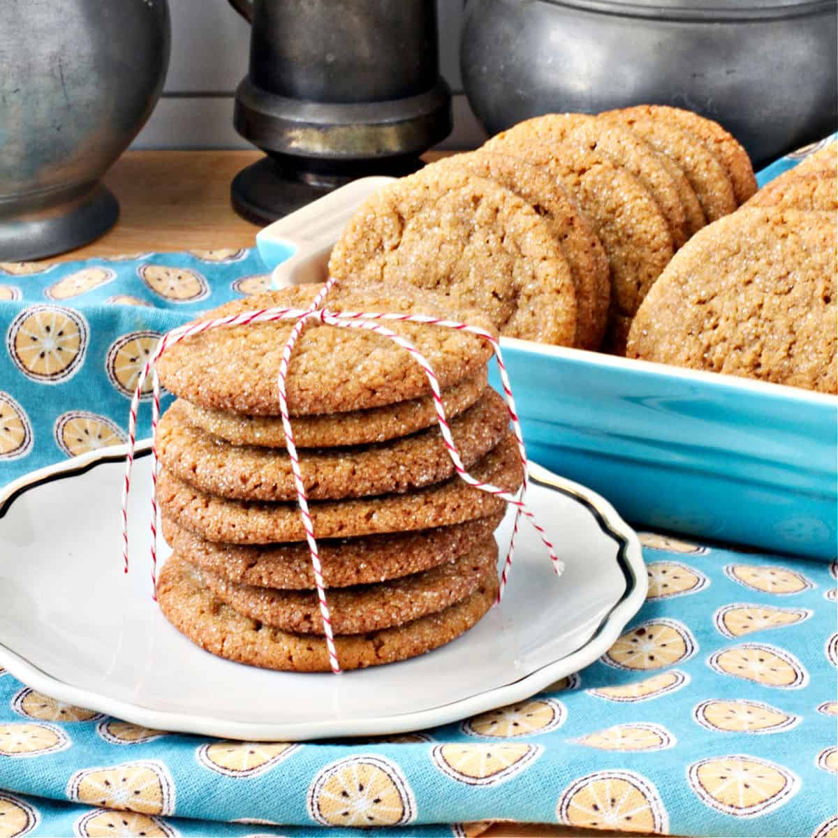 Crispy Molasses Cookies