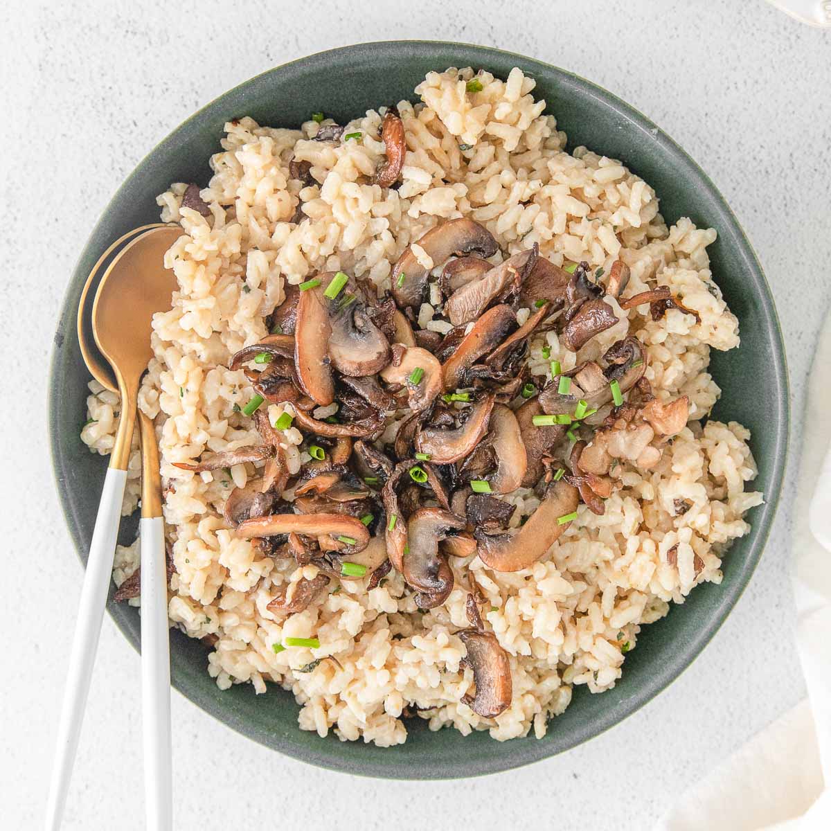 Easy Mushroom Risotto