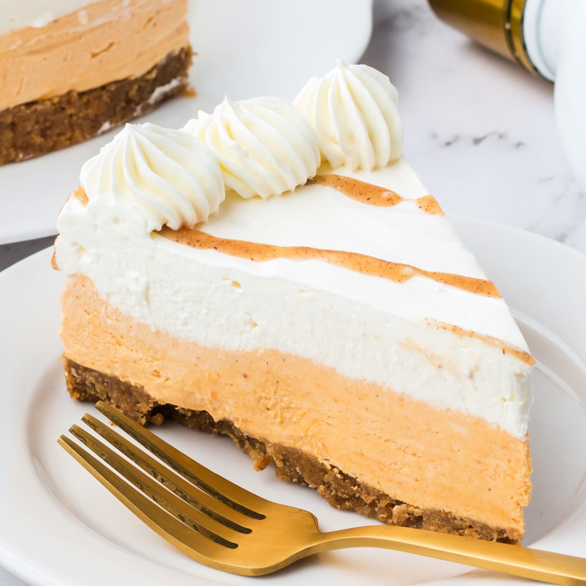 No Bake RumChata Pumpkin Cheesecake