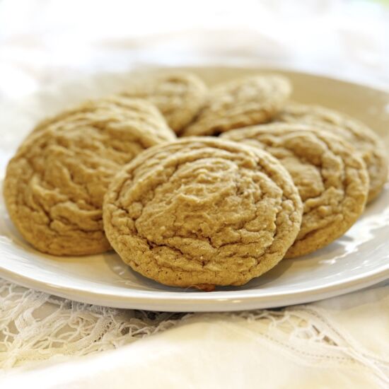 Chewy Nutmeg Sugar Cookies