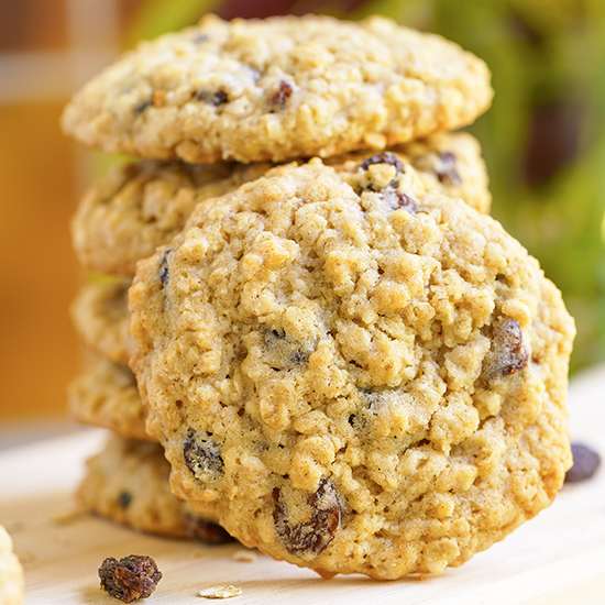 Oatmeal Raisin Cookies (Spiced)