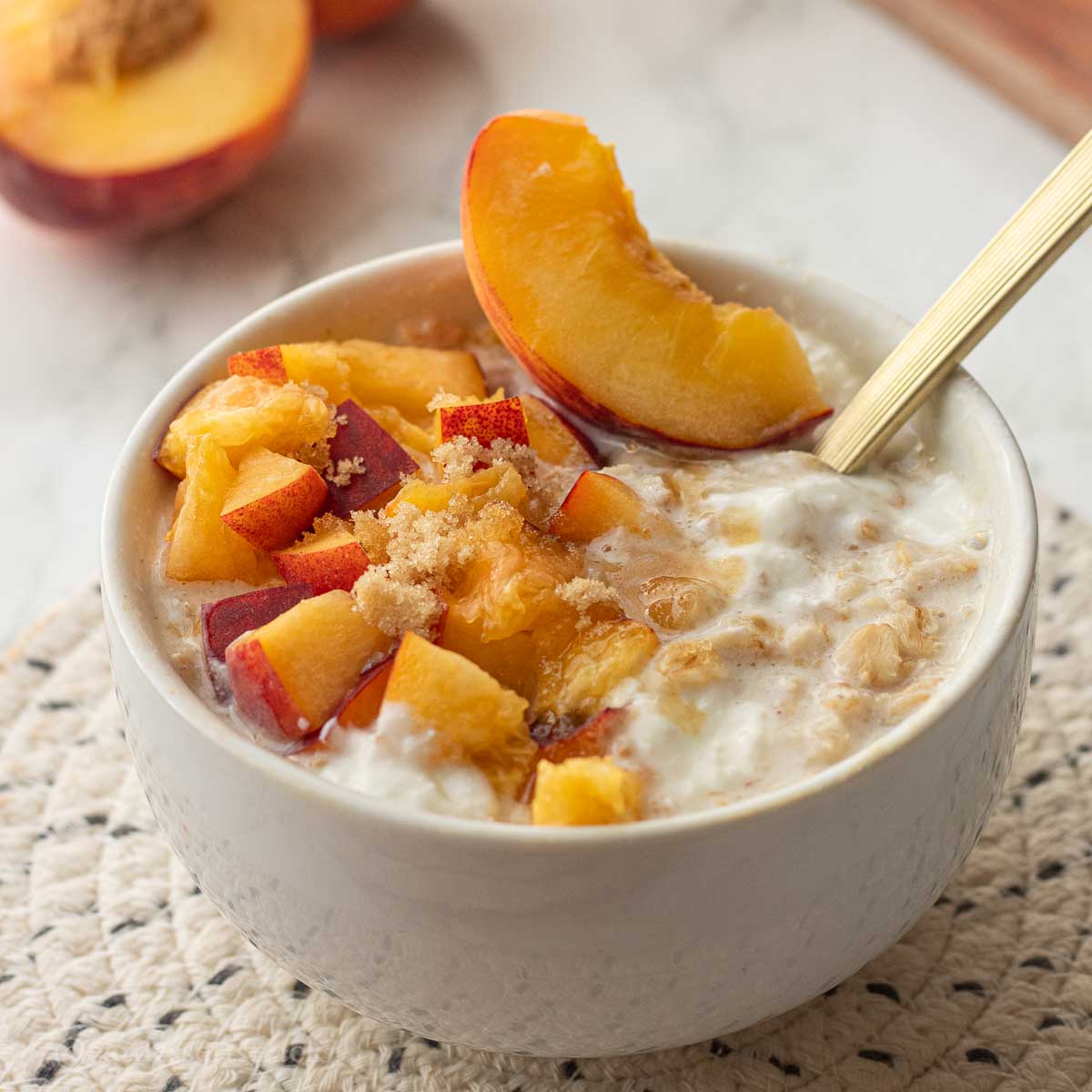 Peaches and Cream Oatmeal