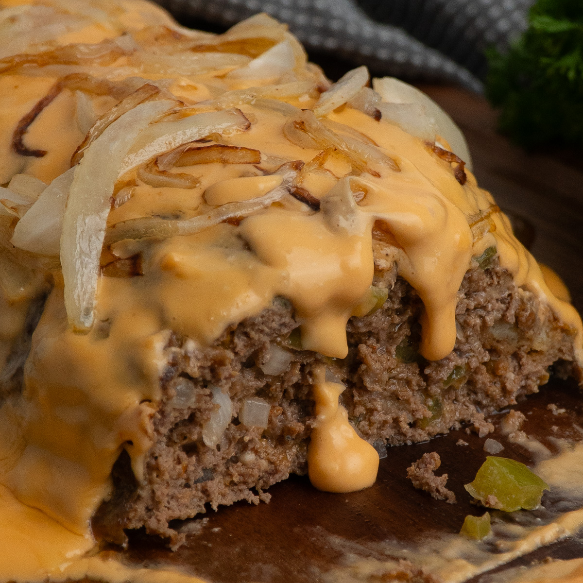 Philly Cheesesteak Meatloaf
