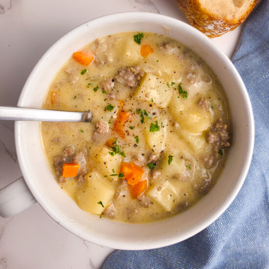 Potato and Hamburger Soup