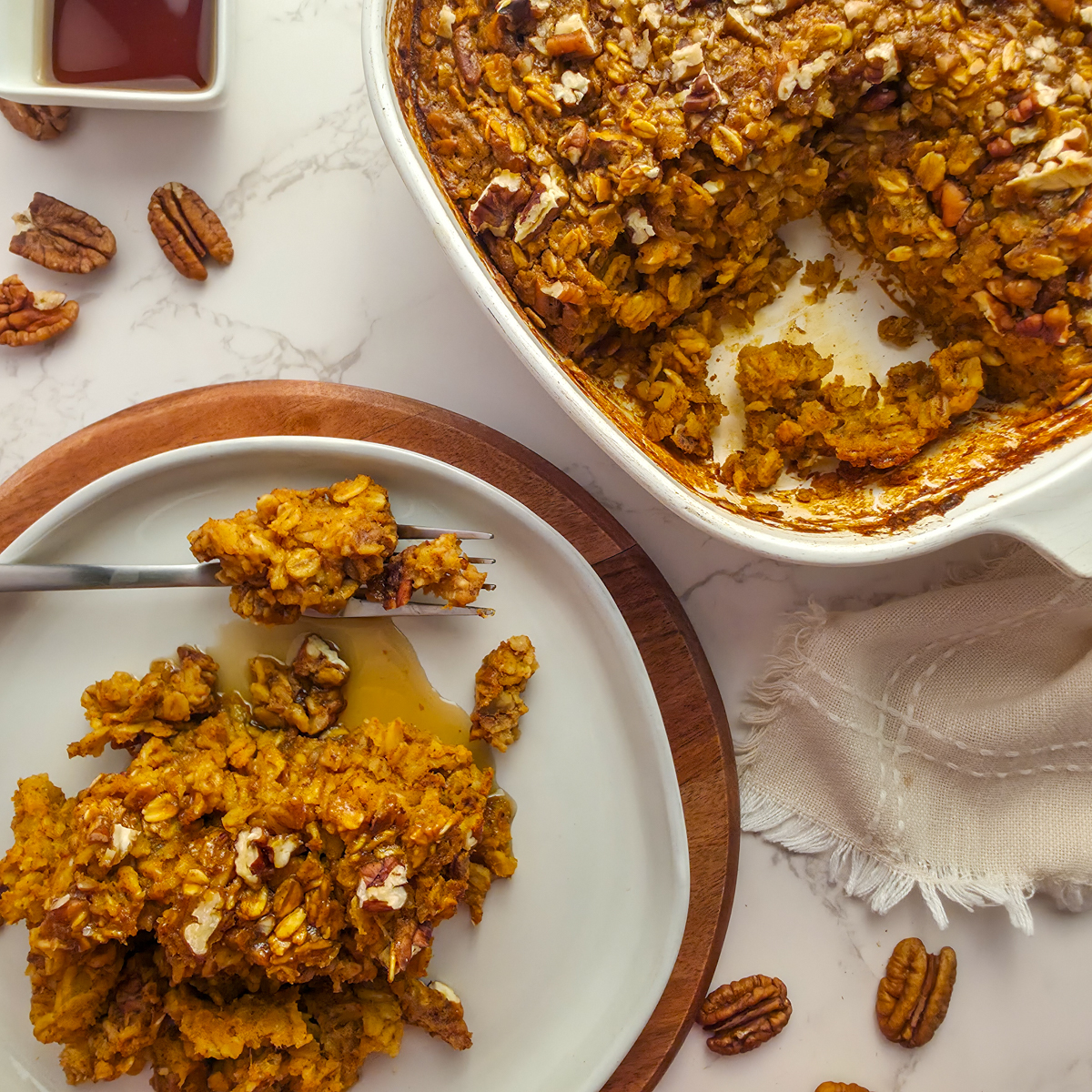 Pumpkin Baked Oatmeal