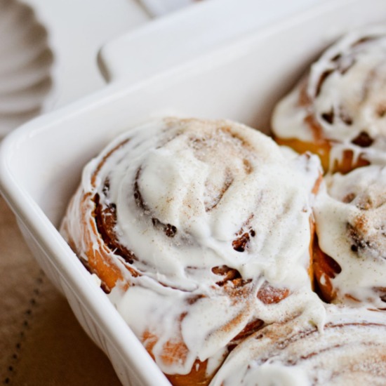 Pumpkin Cinnamon Buns