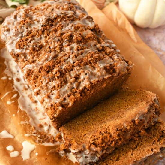 Cozy Pumpkin Streusel Quickbread