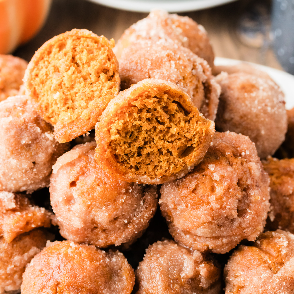 Pumpkin Donut Holes