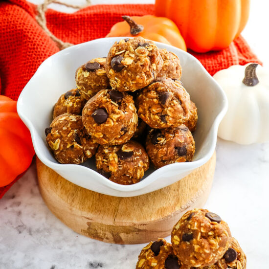 Pumpkin Chocolate Chip Protein Ball