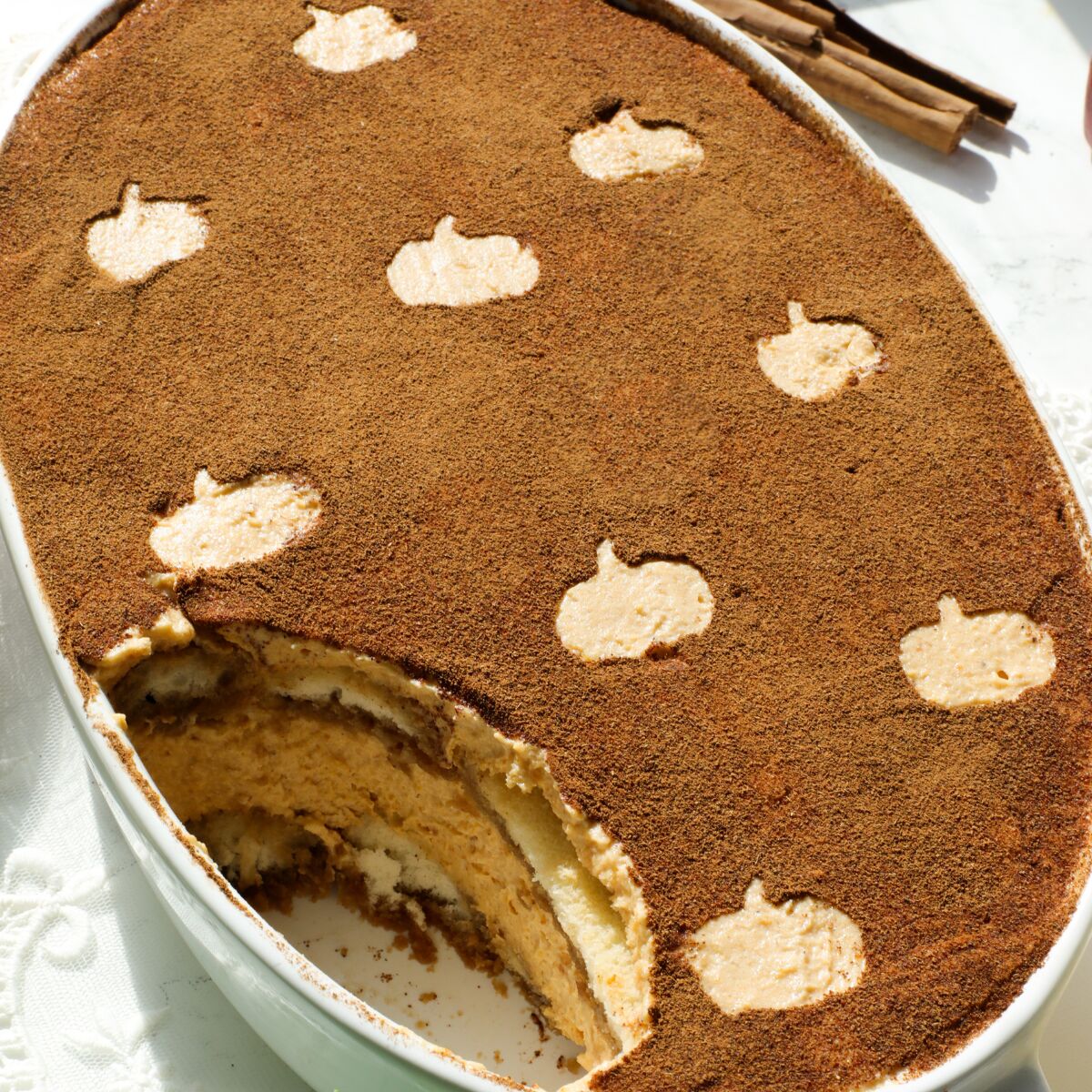 No Egg Pumpkin Tiramisu