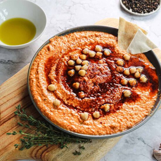 Roasted Red Pepper Hummus