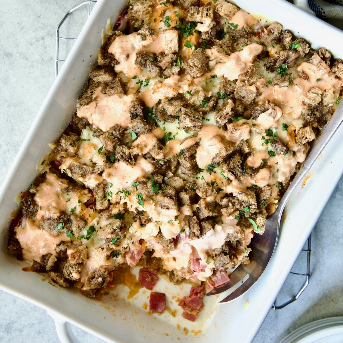 Reuben Casserole