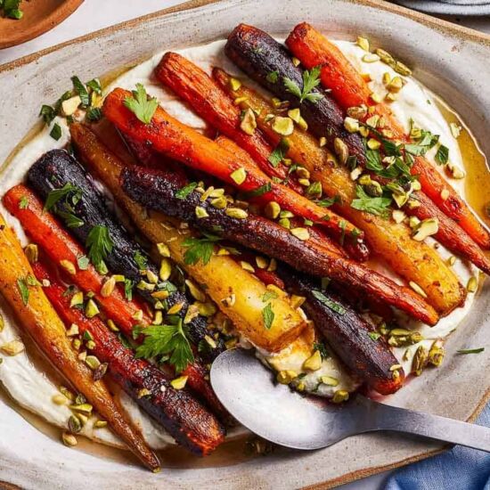 Harissa Roasted Carrots