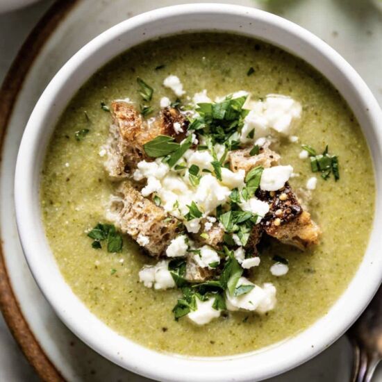 Broccoli Feta Soup