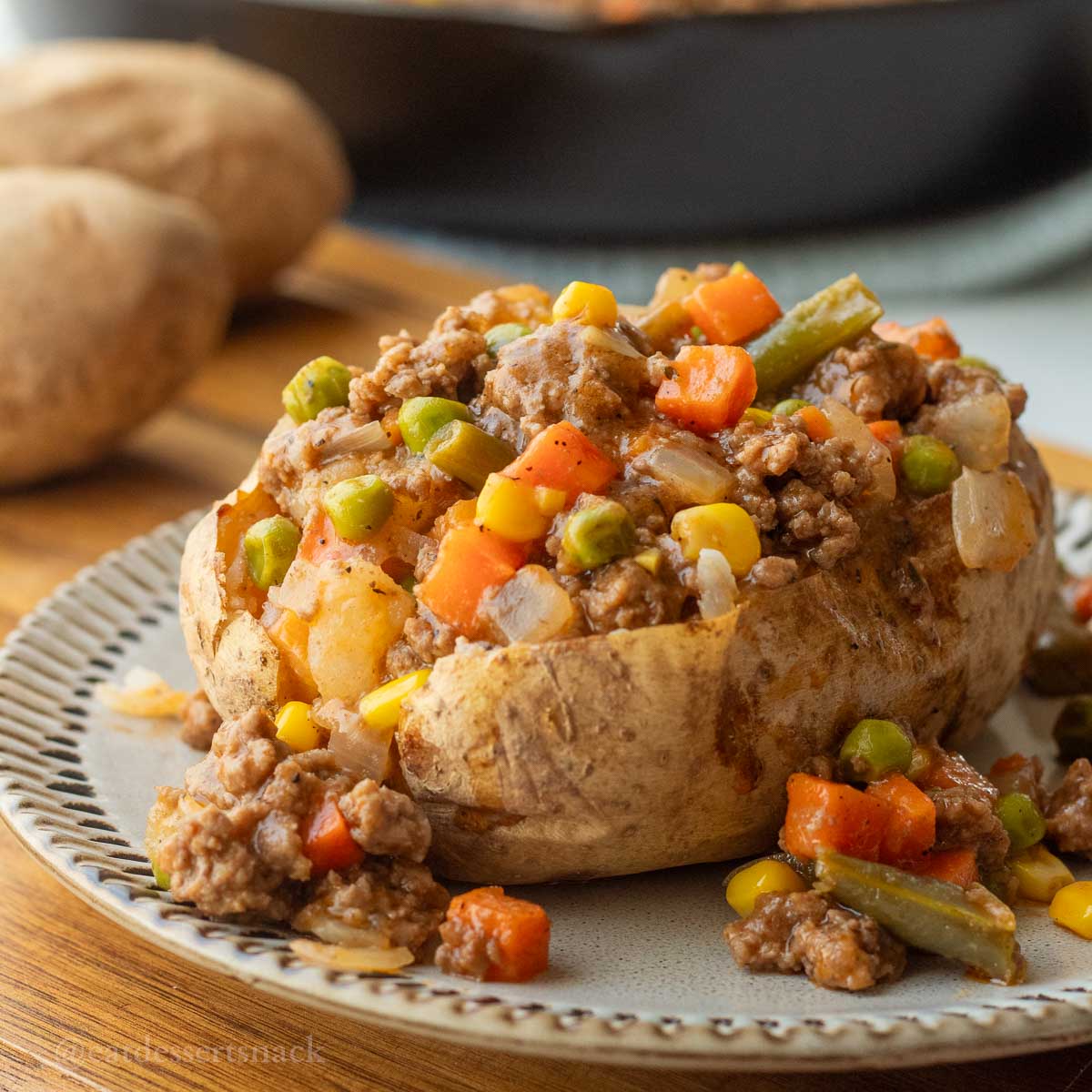 Shepherd’s Pie Baked Potatoes