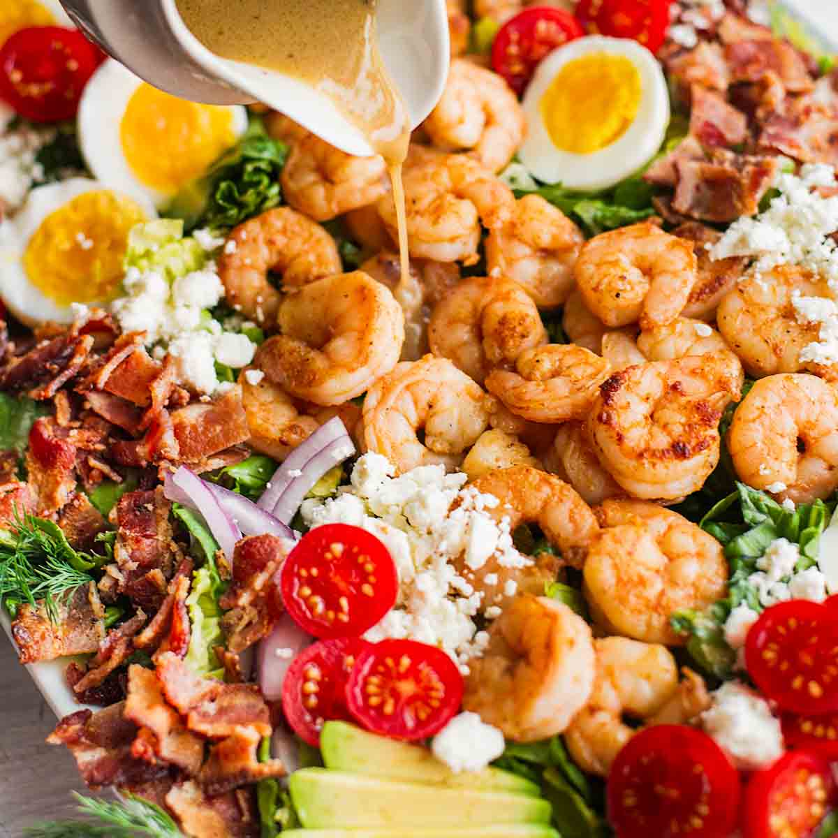 Shrimp Cobb salad