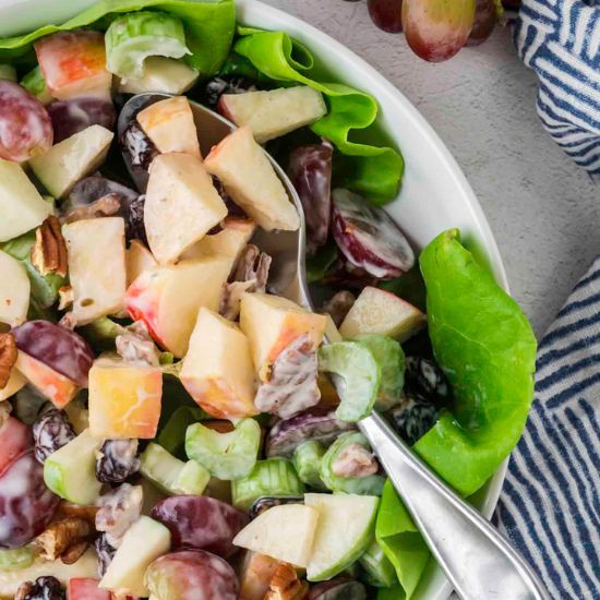 Skinny Waldorf Salad Greek Yogurt