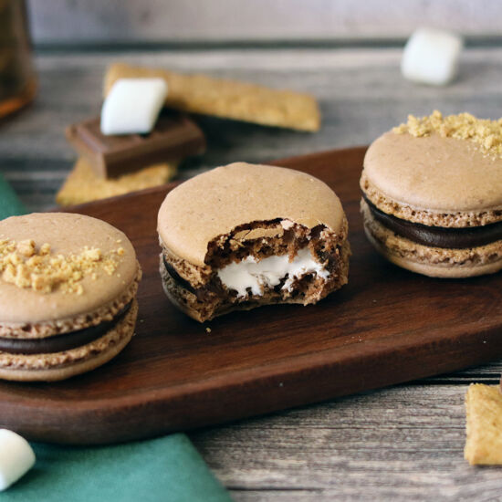 French S’mores Macarons