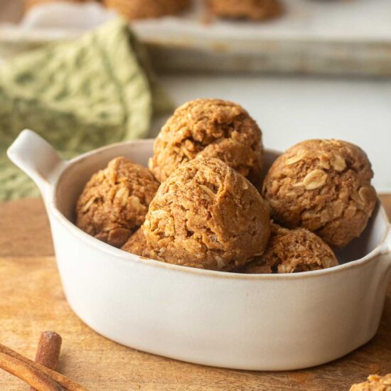 Snickerdoodle Crunch Protein Bites