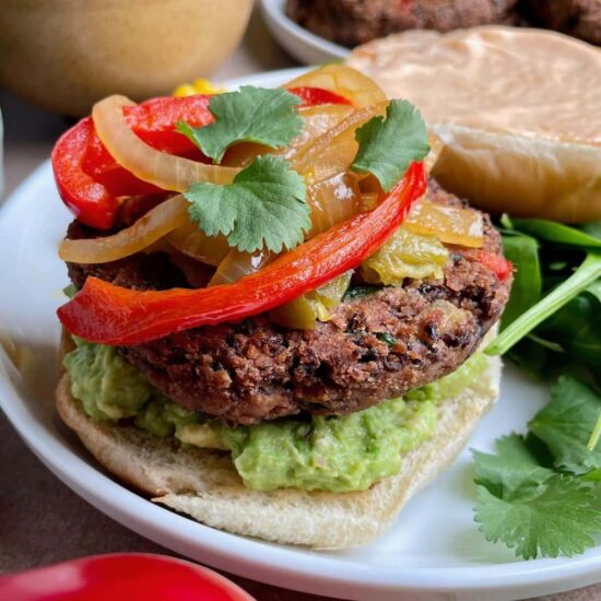 Southwestern Black Bean Burgers