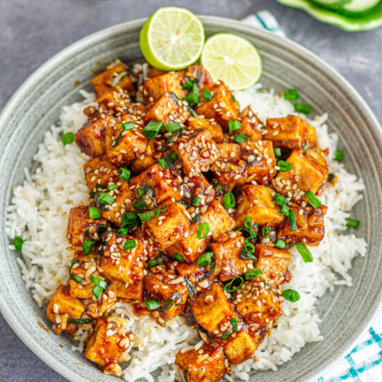 15-Minutes Soy Garlic Tofu Bites