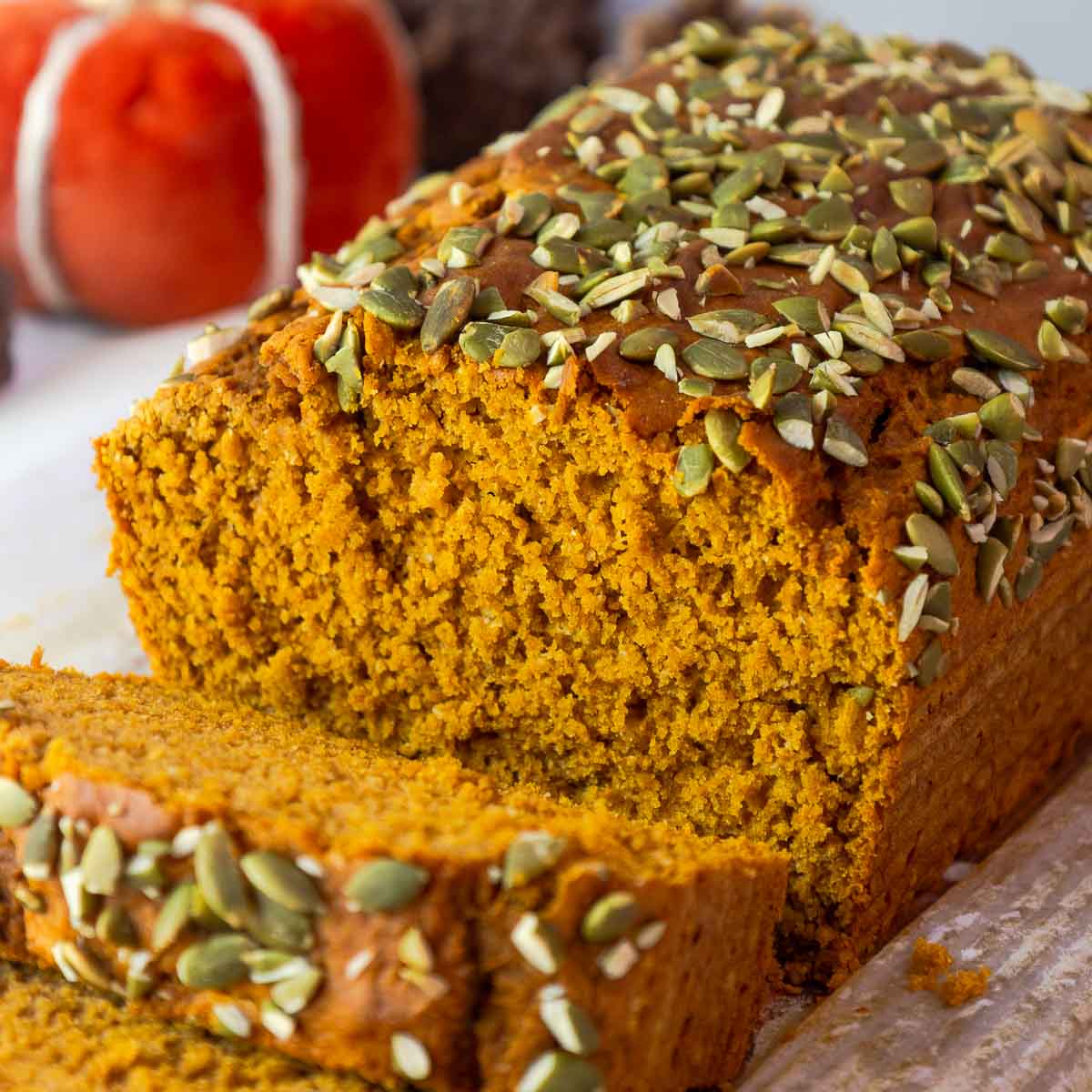 Pumpkin Bread with Spice Cake Mix