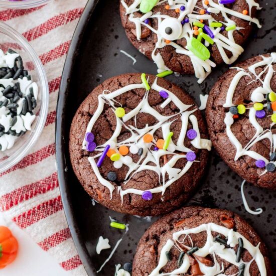 Spider Web Cookies