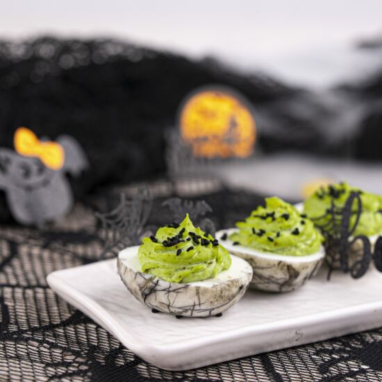 Halloween Deviled Eggs