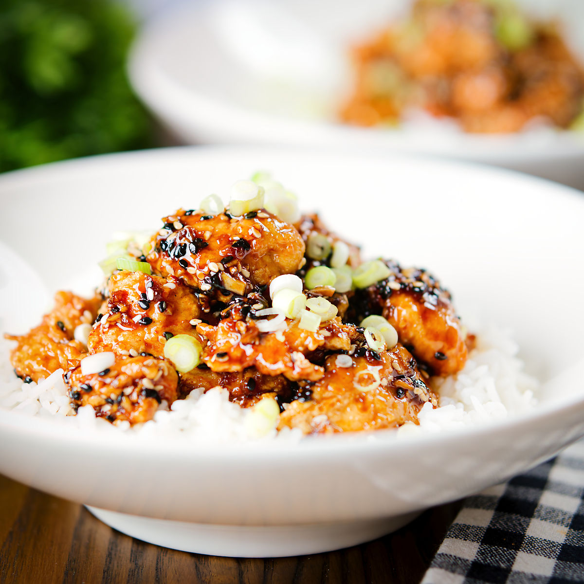 Sticky Crispy Sesame Chicken
