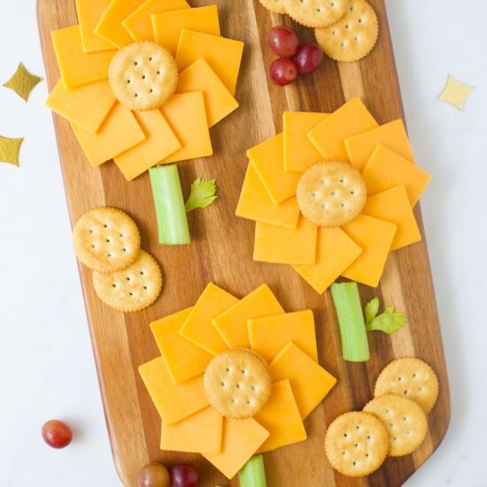 Sunflower Cheese and Crackers