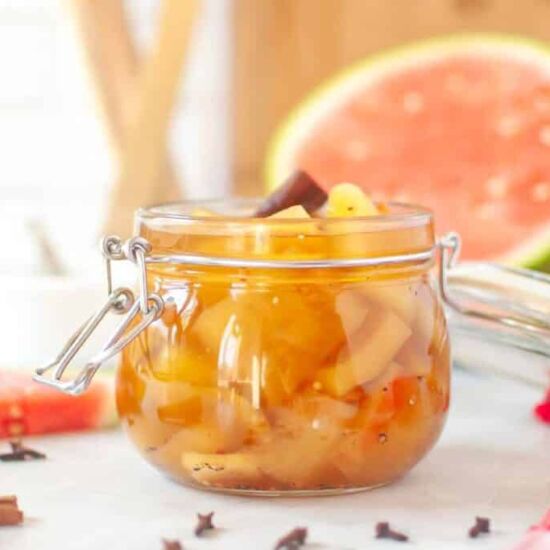 Pickled Watermelon Rind