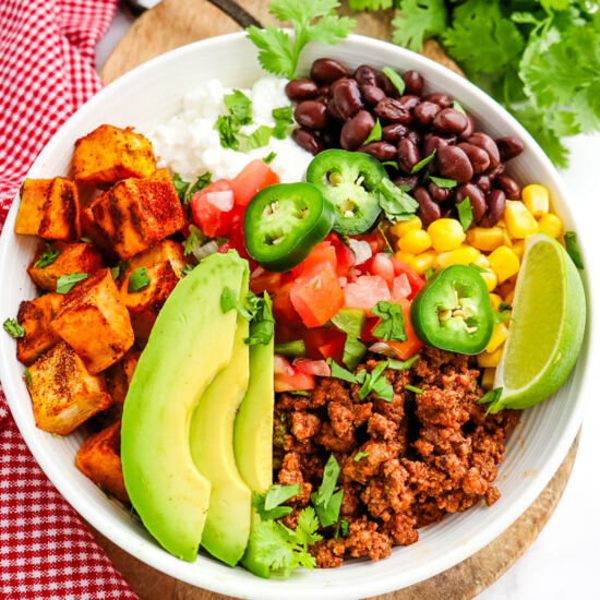 Sweet Potato Taco Bowls