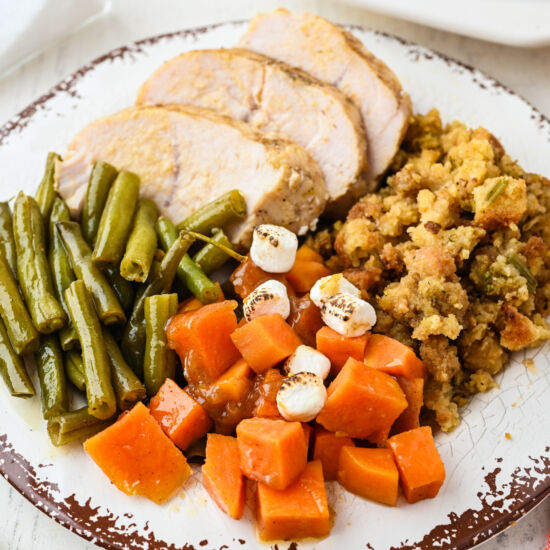 Crockpot Thanksgiving Dinner for 2