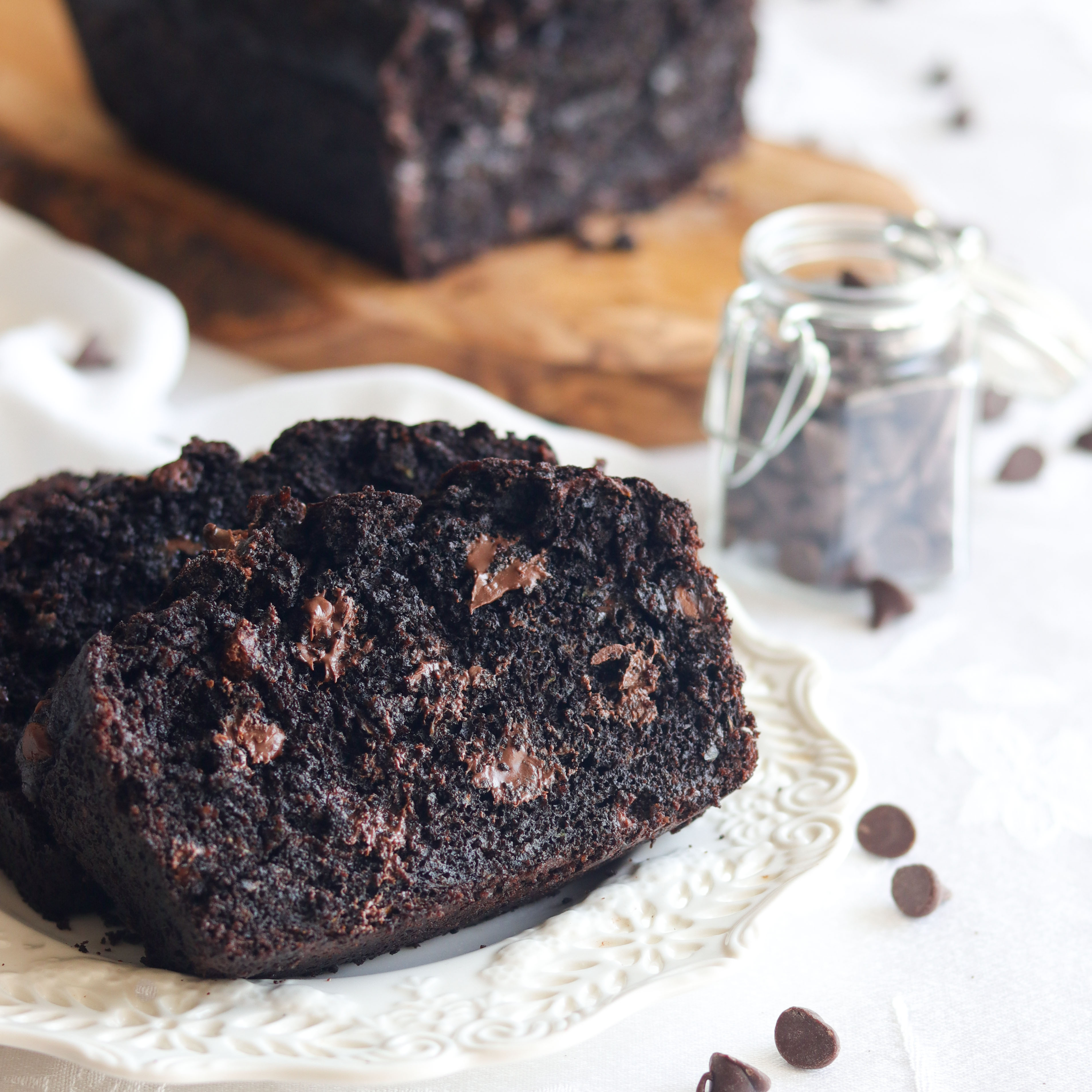 Triple Chocolate Zucchini Bread