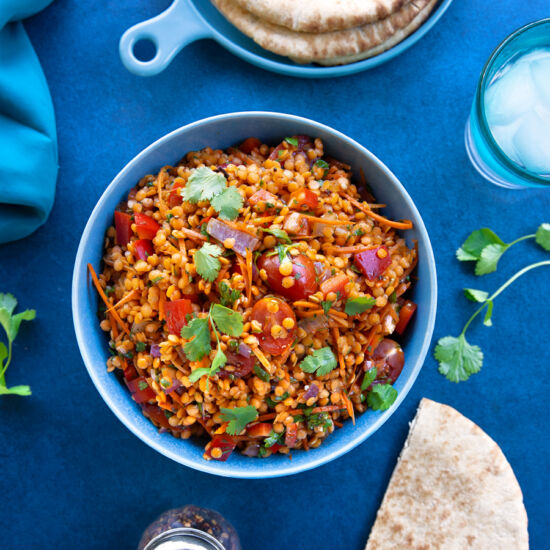 Turkish Red Lentil Salad