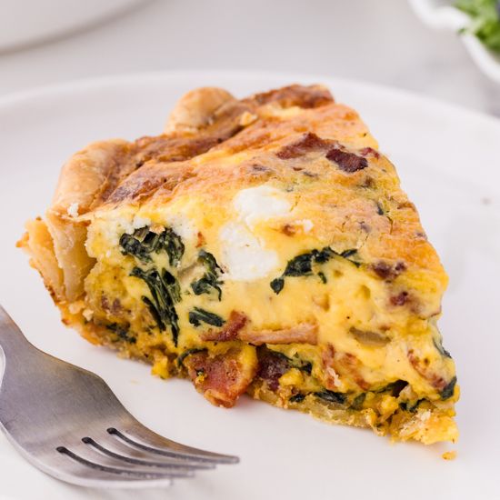 Goat Cheese Quiche