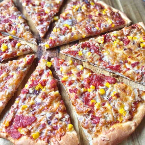 Easy Tuna & Sweetcorn Pizza