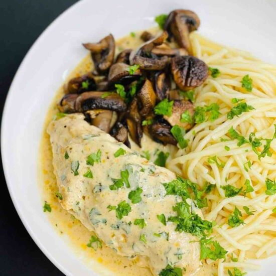 Creamy Boursin Chicken Dinner