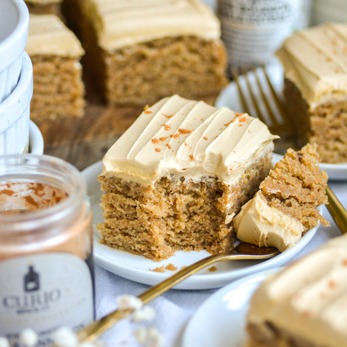 Dirty Chai Cake