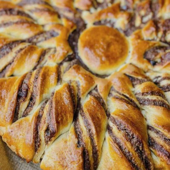 Walnut Filled Star Bread