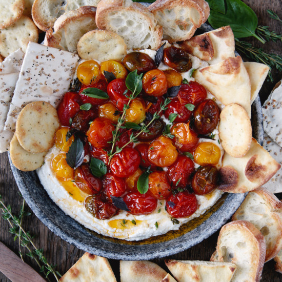Whipped Feta with Roasted Tomatoes