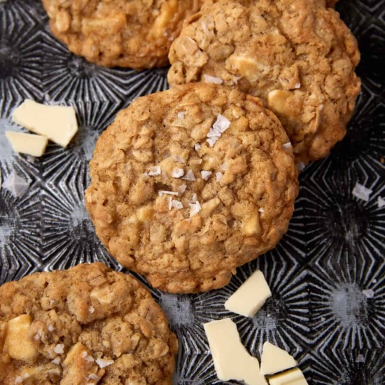 White Chocolate Oatmeal Cookies