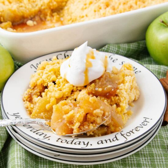 Warm Apple Cobbler Recipe With Cake