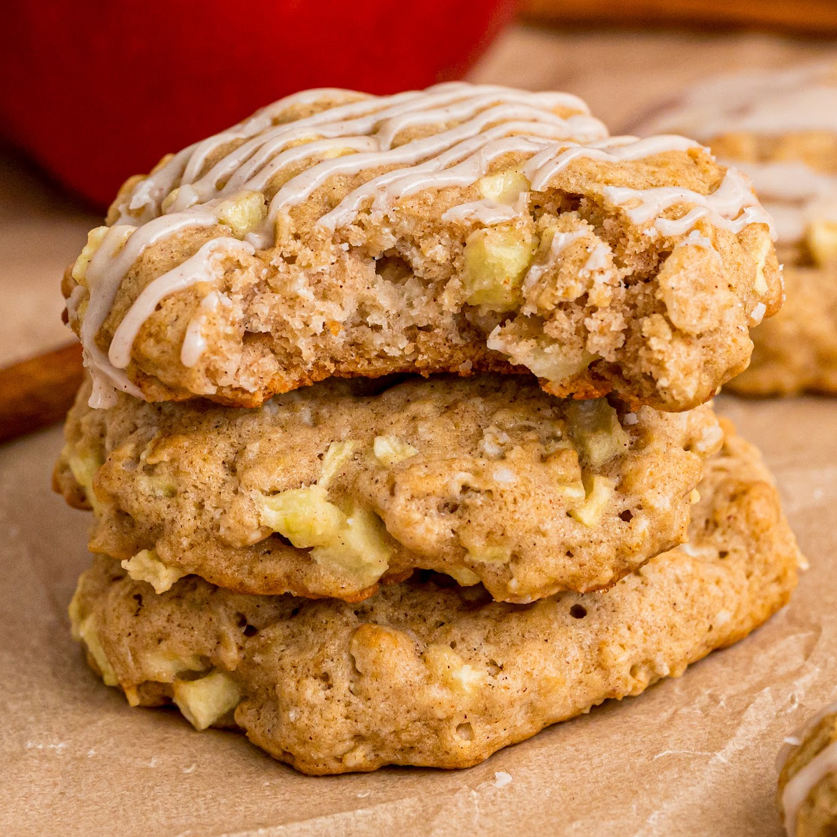 Apple Oatmeal Cookies