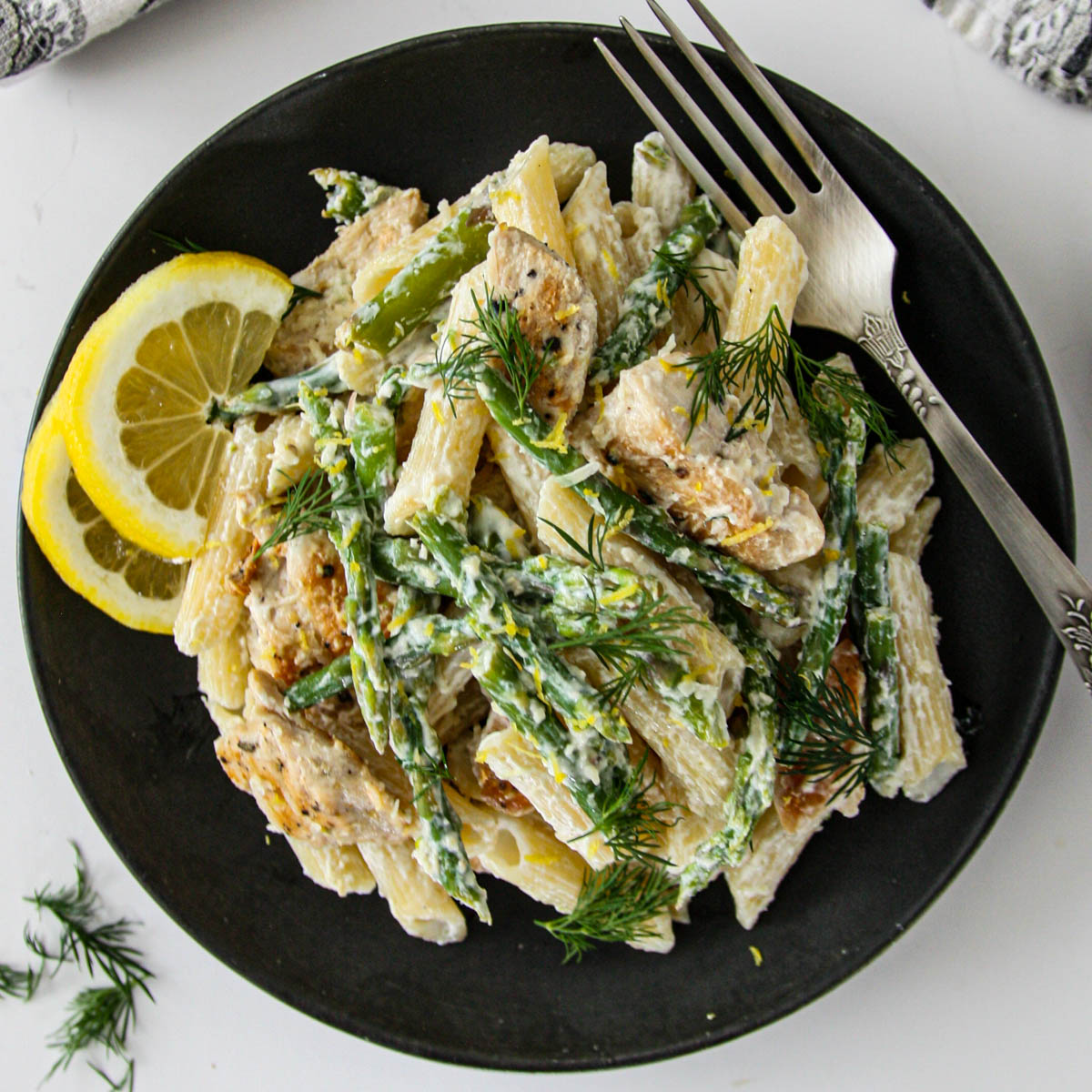 Asparagus and Chicken Pasta