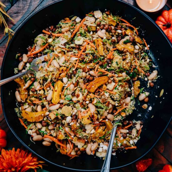 Autumn Dense Bean Salad
