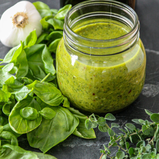 Basil Chimichurri Sauce