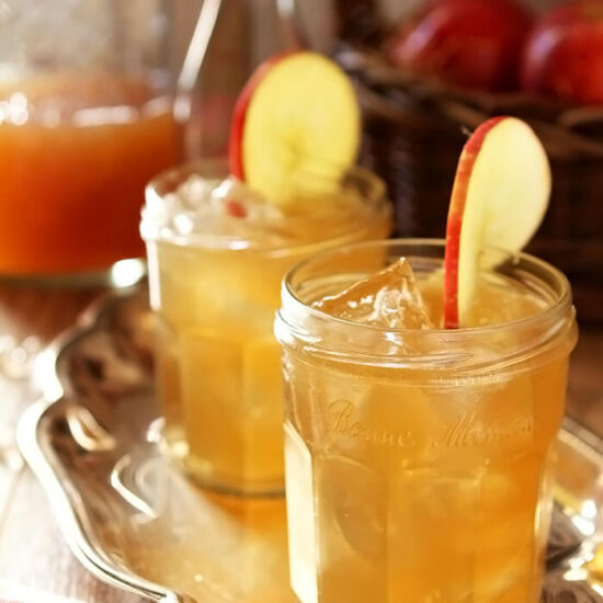 Bourbon and Apple Cider Cocktail