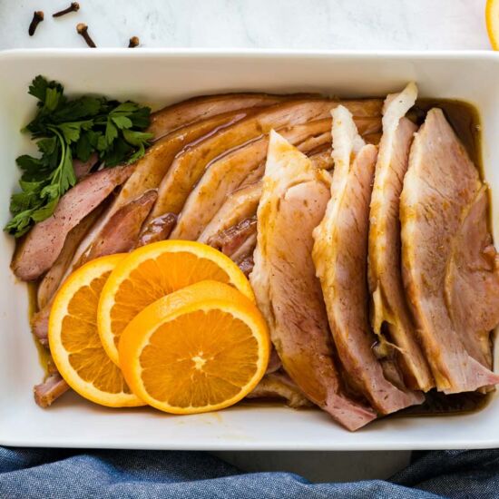 Bourbon Glazed Ham