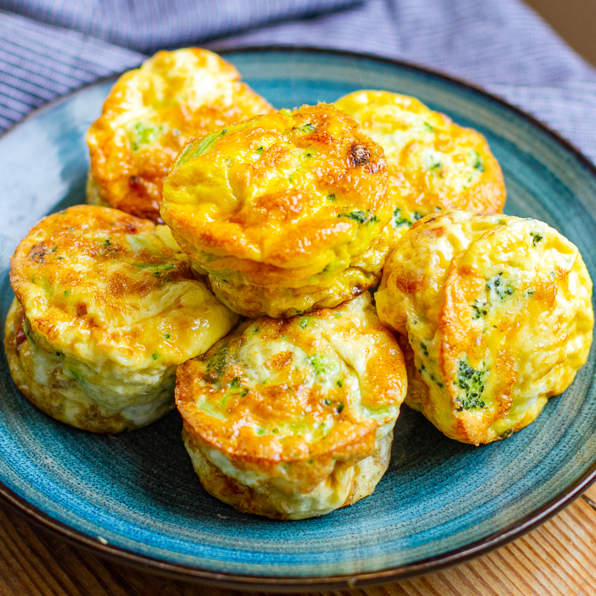 Broccoli Bacon Egg Muffins